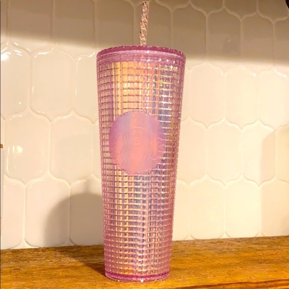 Light pink Starbucks cup